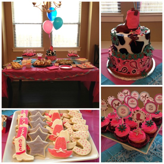 Cowgirl birthday party from noiinClare.com