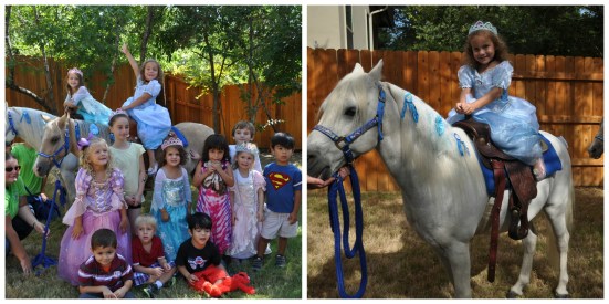 Landry loved having her prince and princess friends help her celebrate her birthday! 