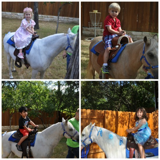 Isabel, Vicente, Mateo, and Brynn enjoyed their rides