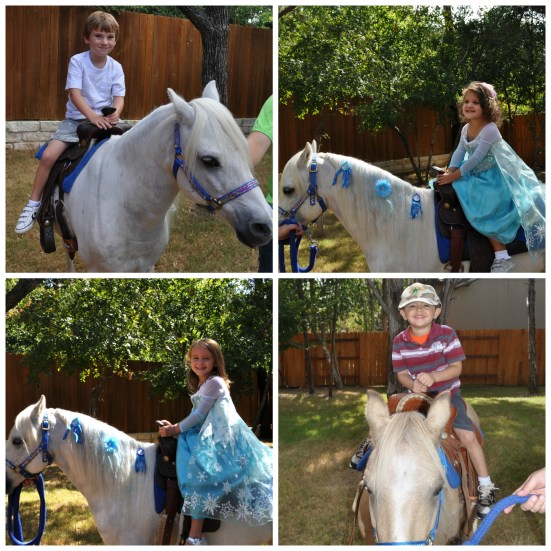 Jake, Paige, Caroline, and AJ took a spin