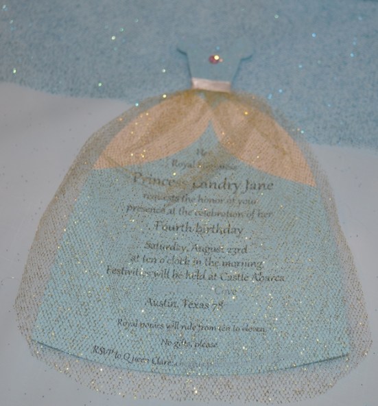 The invite was cut with my Silhouette Cameo and hand assembled by yours truly.