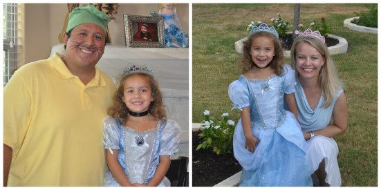 Landry with Gus-Gus (aka Dada) and Mama (aka the Queen)